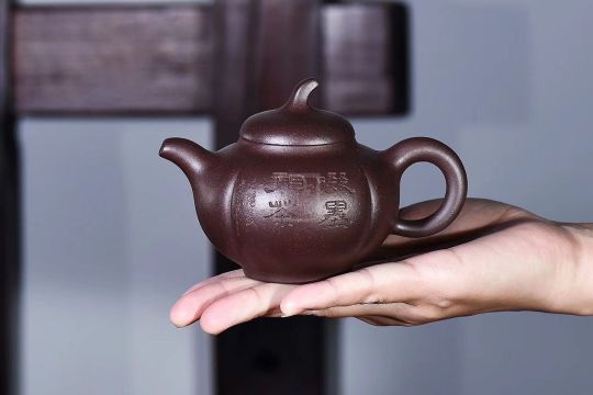 《金瓜》宜興紫砂壺名家全手工正品茶壺茶具紅砂紫泥